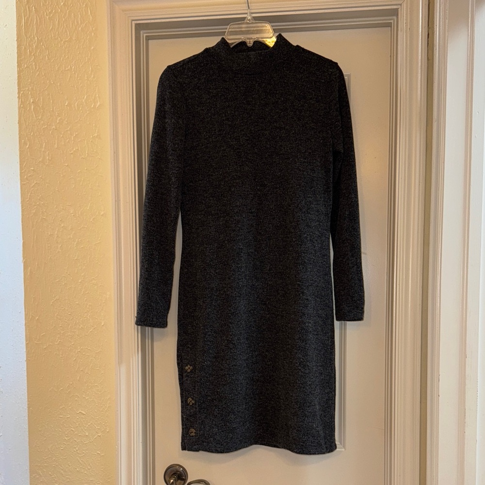 Banana Republic Small dark gray sweater dress